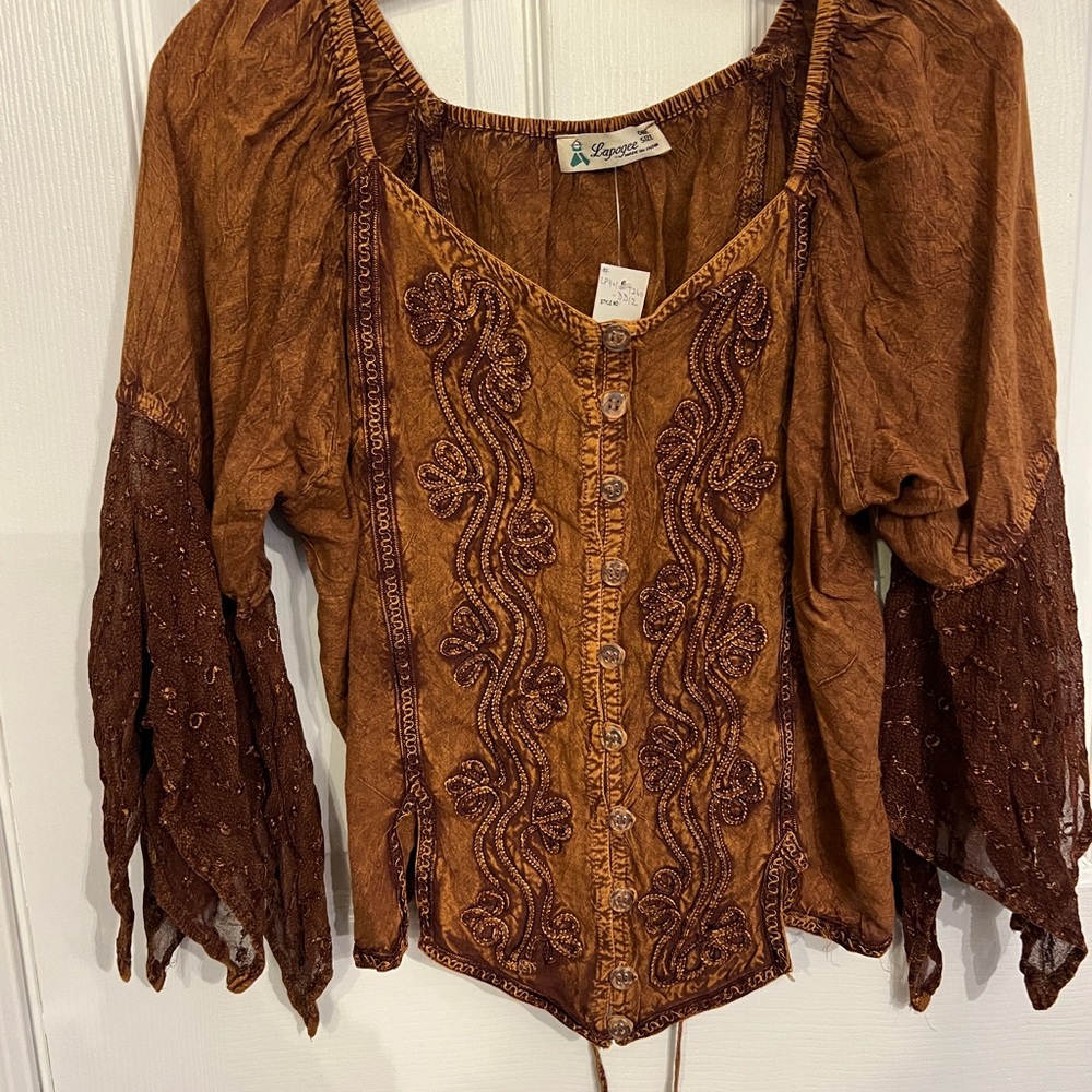Bohemian Brown Top